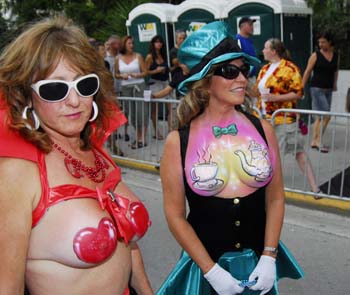Body Painting 2007 photo - Duval Street, Key West